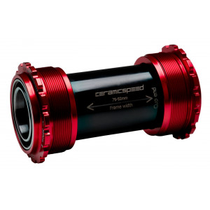Картридж каретки CeramicSpeed T45 Coated Threadfit 82.5 for Campagnolo UltraTorque 25mm red (105146)
