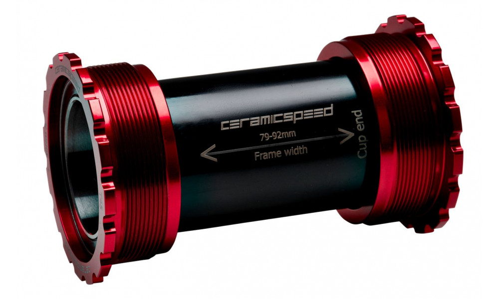 BB-set CeramicSpeed T45 Coated Threadfit 82.5 red (105147) 