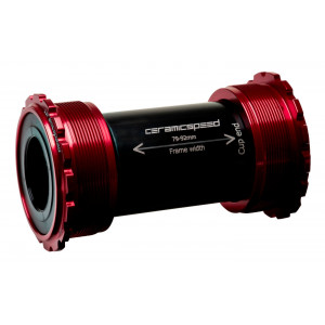 Картридж каретки CeramicSpeed T45 Coated Threadfit 82.5 for SRAM DUB 29 mm red (106787)