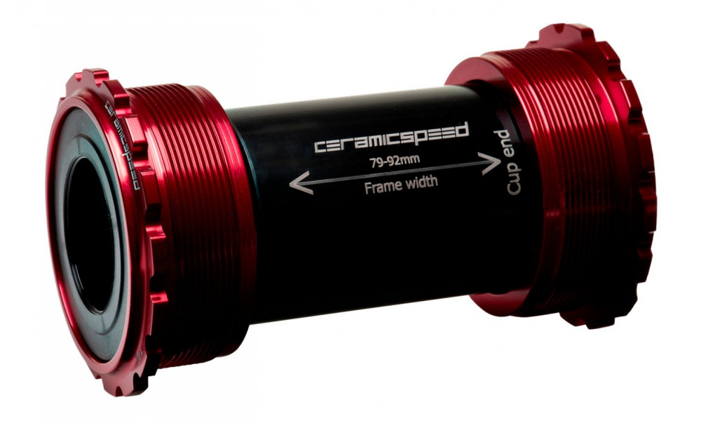 Źąšņščäę źąšåņźč CeramicSpeed T45 Coated Threadfit 82.5 for SRAM DUB 29 mm red (106787) 