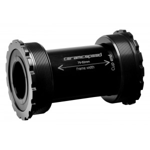 Картридж каретки CeramicSpeed Coated T47 / Threaded 47X86/85 for Shimano/FSA/Rotor 24mm black (105154)