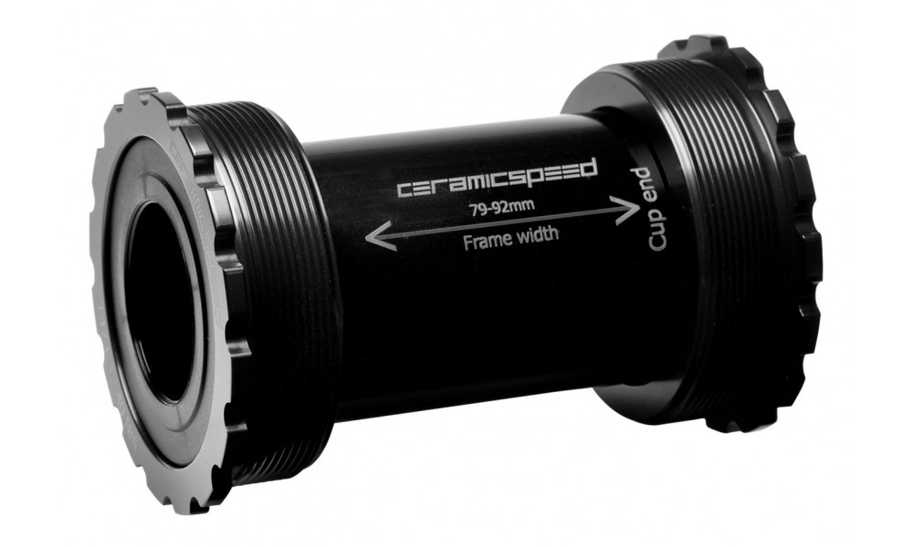 Źąšņščäę źąšåņźč CeramicSpeed Coated T47 / Threaded 47X86/85 for Shimano/FSA/Rotor 24mm black (105154) 