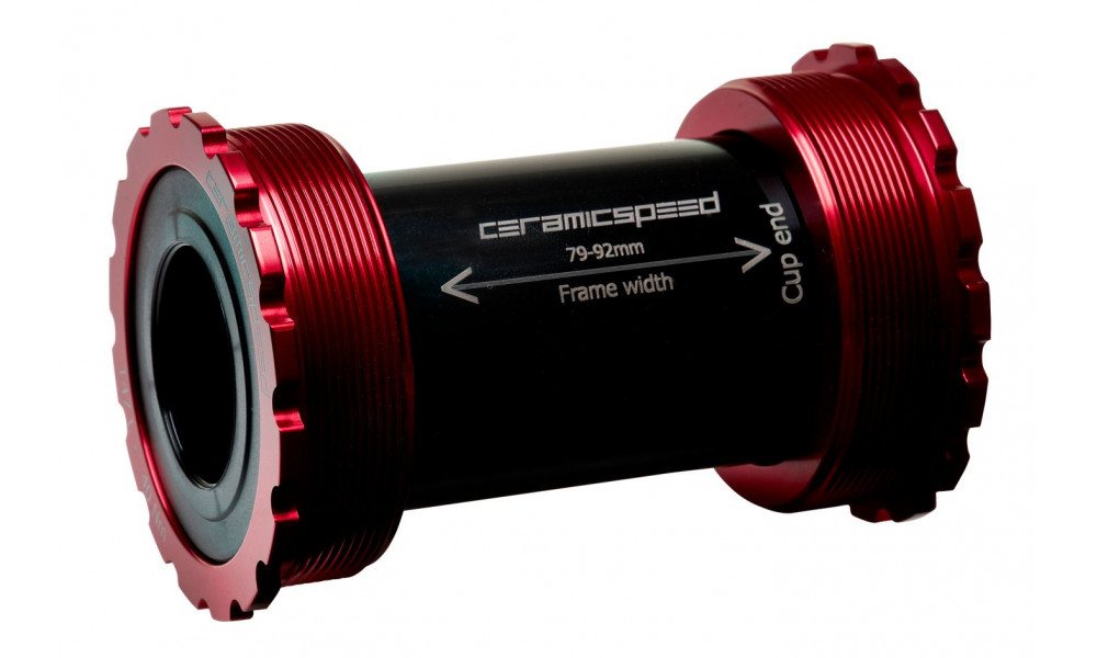 Źąšņščäę źąšåņźč CeramicSpeed Coated T47 / Threaded 47X86/85 for Shimano/FSA/Rotor 24mm red (105157) 