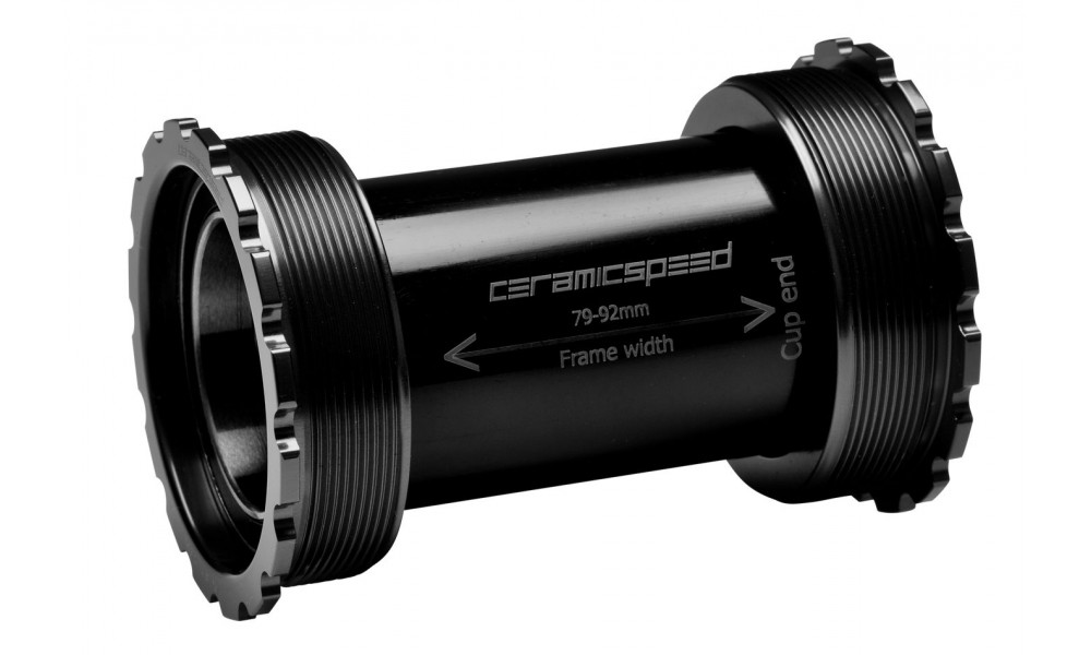 Картридж каретки CeramicSpeed Coated T47 / Threaded 47X86/85 All 30mm crank spindles black (105156) 