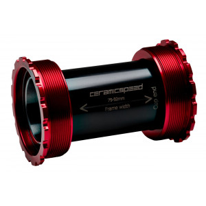 Źąšņščäę źąšåņźč CeramicSpeed Coated T47 / Threaded 47X86/85 All 30mm crank spindles red (105159)