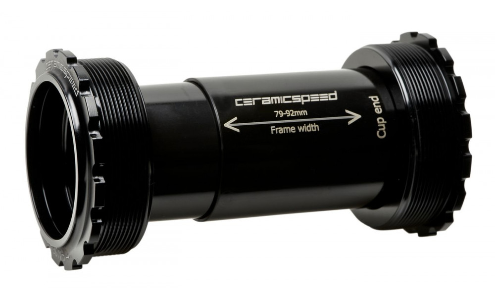 Картридж каретки CeramicSpeed Coated T47 / Threaded 47X86/85 for Campagnolo UltraTorque 25mm black (107829) 