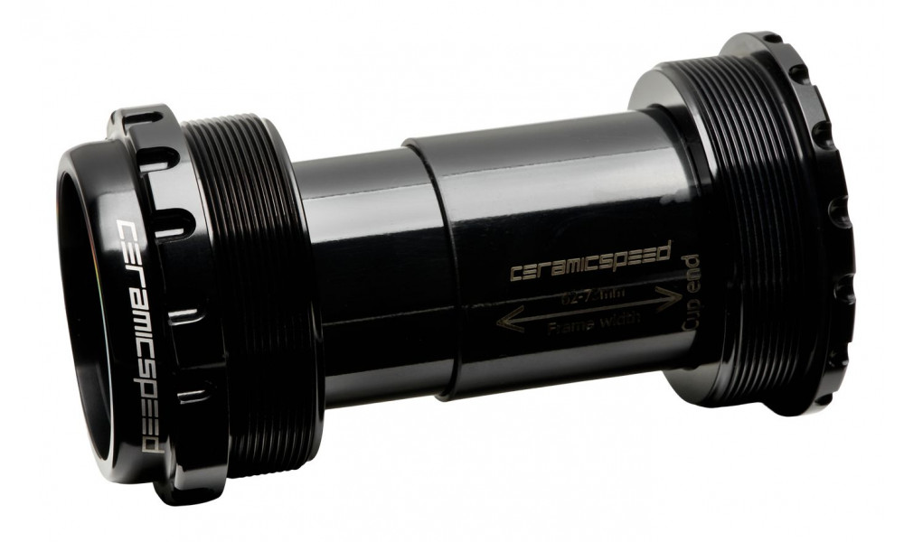 Картридж каретки CeramicSpeed Coated T47a / Threaded 47X77 for Campagnolo UltraTorque 25mm black (109654) 