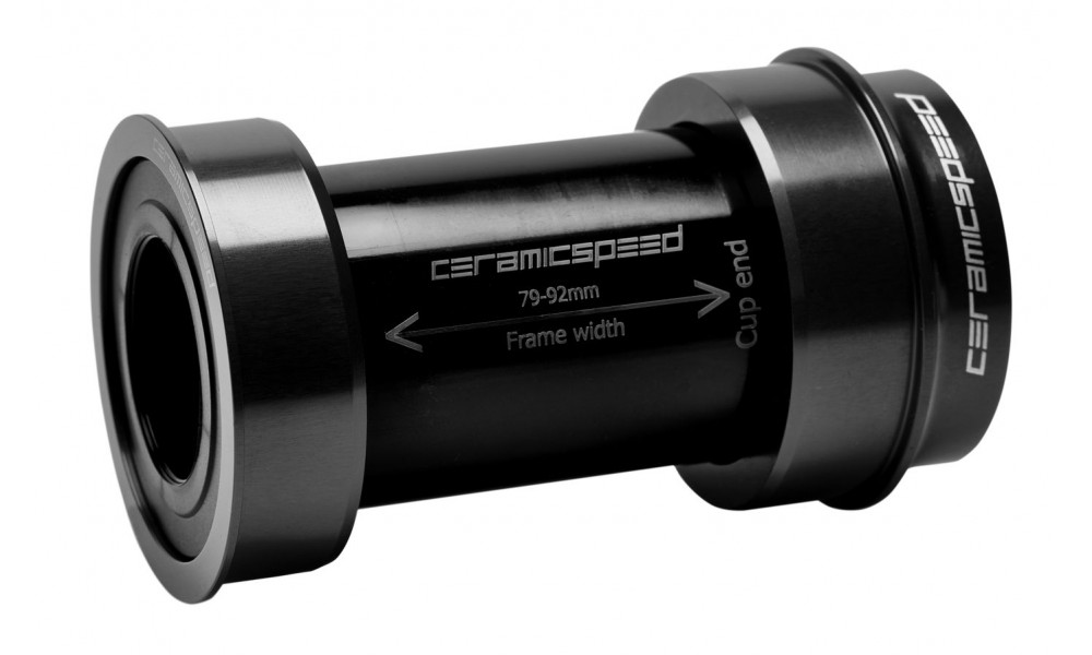 Źąšņščäę źąšåņźč CeramicSpeed Gravel Coated BBright / PF46X79 for Shimano/FSA/Rotor 24mm black (110958) 