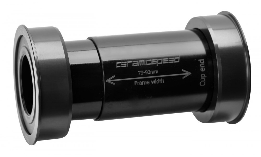 Źąšņščäę źąšåņźč CeramicSpeed Gravel Coated EVO386 / PF46X86 for Shimano/FSA/Rotor 24mm black (110960) 