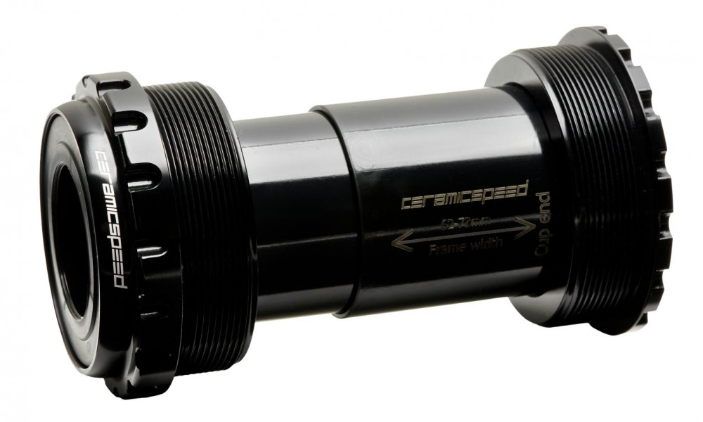Картридж каретки CeramicSpeed Gravel Coated T47a / Threaded 47X77 for Shimano/FSA/Rotor 24mm black (110956) 