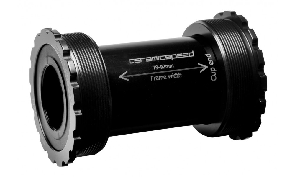 Картридж каретки CeramicSpeed Gravel Coated T47 / Threaded 47X86/85 for Shimano/FSA/Rotor 24mm black (110957) 