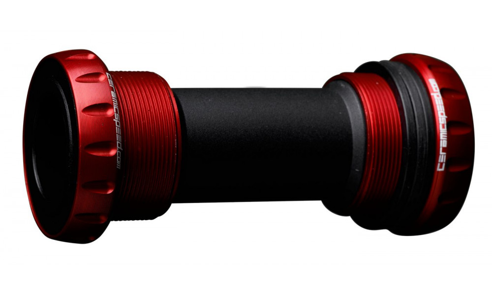 Źąšņščäę źąšåņźč CeramicSpeed BSA MTB Coated 73mm for Shimano/FSA/Rotor 24mm red (101451) 