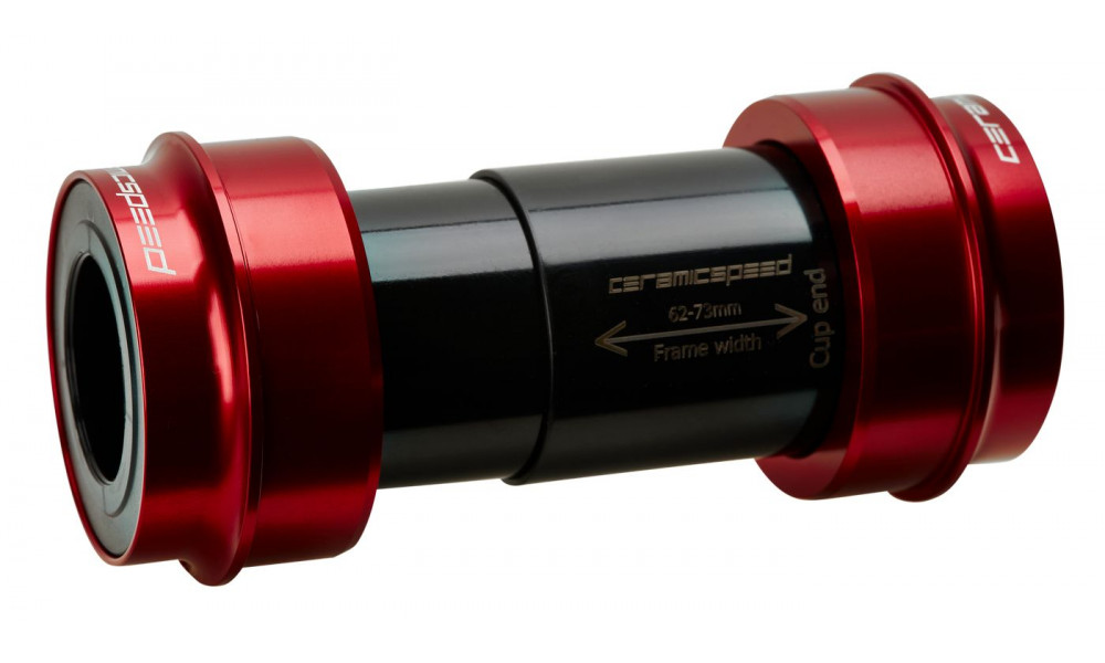 Źąšņščäę źąšåņźč CeramicSpeed MTB Coated PF30 MTB / PF46X73 for Shimano/FSA/Rotor 24mm red (106068) 