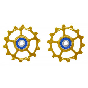 Ролики заднего переключателя CeramicSpeed for Shimano 12s XT/XTR MTB Alloy 607 stainless steel gold (1 Ролики заднего переключателя CeramicSpeed for Shimano 12s XT/XTR MTB Alloy 607 stainless steel gold (1