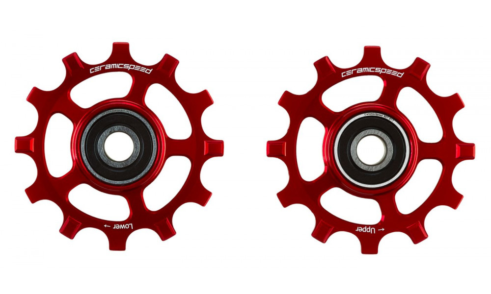 Šīėčźč ēąäķåćī ļåšåźėž÷ąņåė˙ CeramicSpeed for SRAM 12s AXS Road Alloy 607 stainless steel red (107484) 