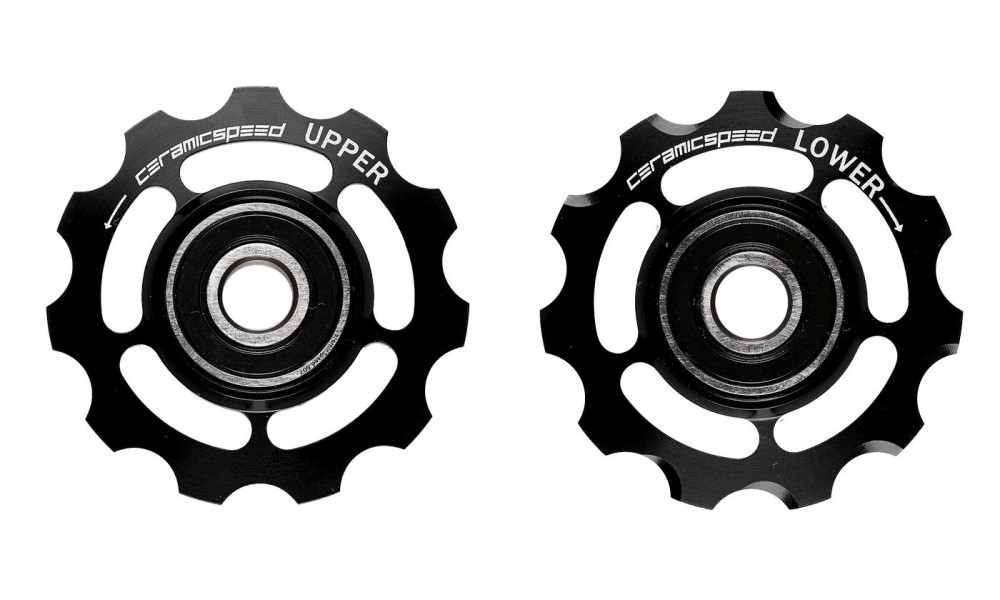 Ролики заднего переключателя CeramicSpeed for Campagnolo 11s Alloy 607 black (101686) 