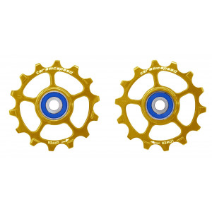 Ролики заднего переключателя CeramicSpeed for SRAM Eagle & Eagle AXS 1-12 Coated Alloy 626 gold (10334 Ролики заднего переключателя CeramicSpeed for SRAM Eagle & Eagle AXS 1-12 Coated Alloy 626 gold (10334