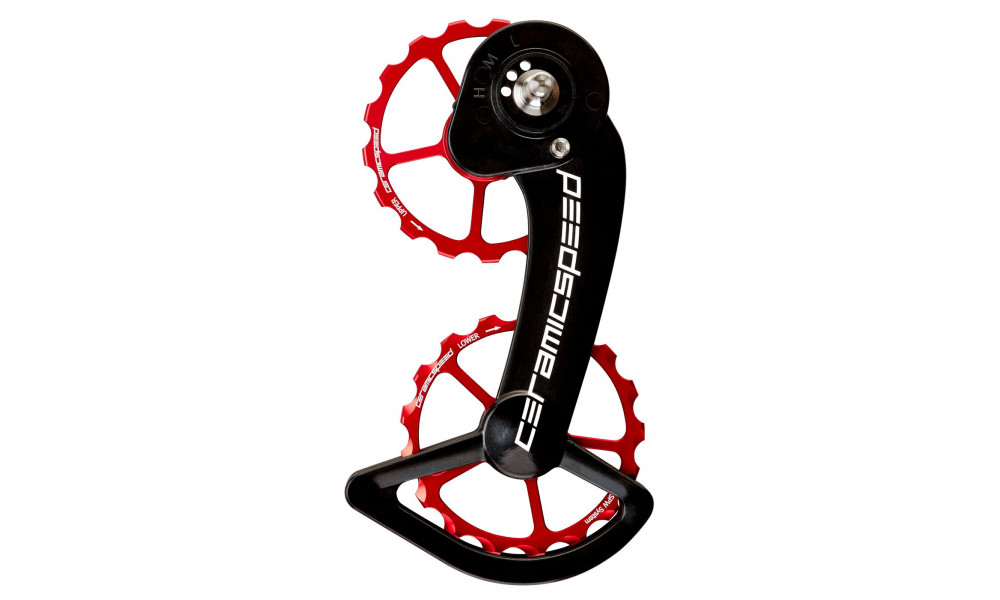 Šīėčźč ēąäķåćī ļåšåźėž÷ąņåė˙ CeramicSpeed Oversized for SRAM 11s eTap Coated Alloy 607 red (101655) 