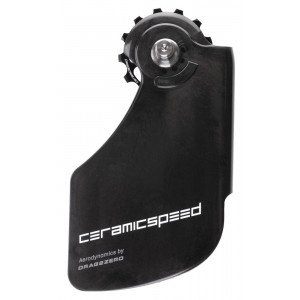 Tension and guide pulley set CeramicSpeed Oversized Aero for Shimano 9250/8150 Coated Alloy 607 black (110909)