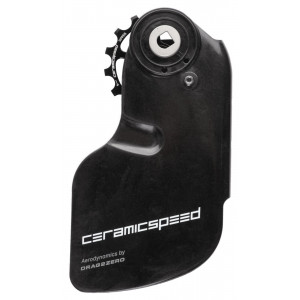 Tension and guide pulley set CeramicSpeed Oversized Aero for SRAM Red/Force AXS Coated Alloy 607 black (110910)
