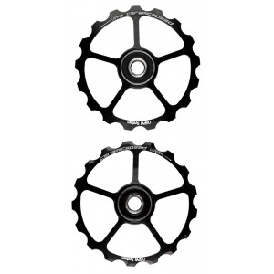 Ролики заднего переключателя CeramicSpeed Oversized (spare) Alloy 607 stainless steel black (101670) Ролики заднего переключателя CeramicSpeed Oversized (spare) Alloy 607 stainless steel black (101670)