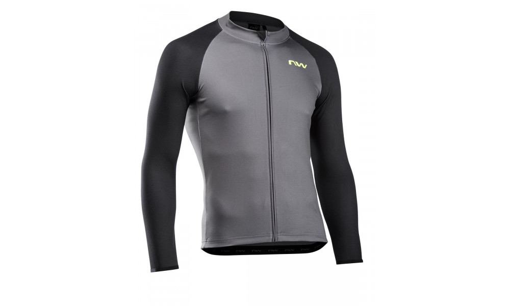 Веломайка Northwave Blade 4 L/S dark grey-yellow fluo - 1