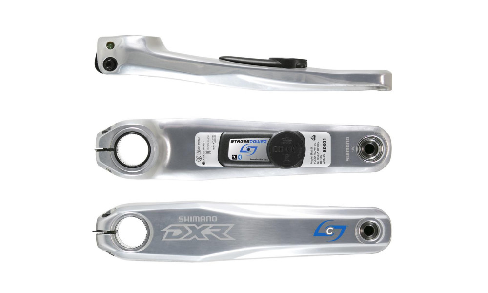 Левый шатун с измерителем мощности Stages Power L Shimano DXR MX71 (DXRL) 