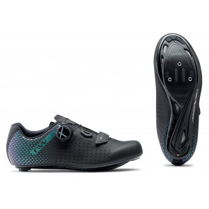 Cycling shoes Northwave Core Plus 2 WMN Road black-iridescent