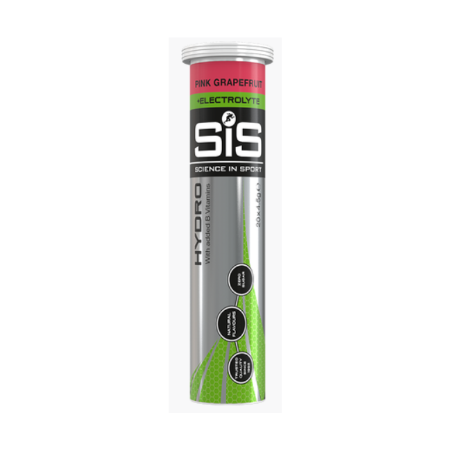 Nutrition tablets SiS Go Hydro Pink Grapefruit 20x4g