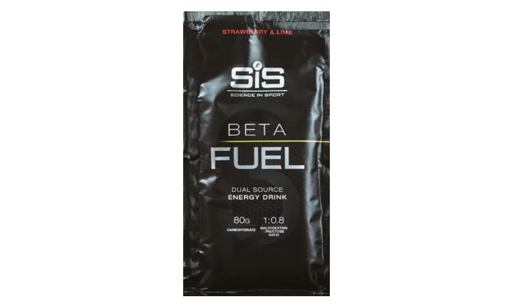 Энергетический порошок для питья SiS Beta Fuel Energy Strawberry & Lime 82g 