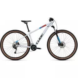 Bicycle Cube Aim SLX 29 white'n'blue'n'red 2023