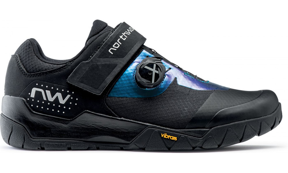 Cycling shoes Northwave Overland Plus MTB AM black-iridescent - 3