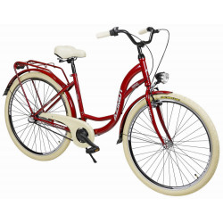Bicycle AZIMUT Vintage 28" 3-speed 2025 burgund-cream shiny