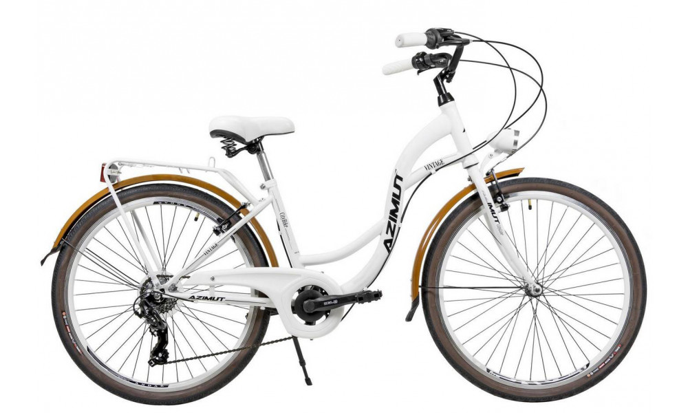 Bicycle AZIMUT Vintage TX-7 26" 2023 white-cream matt - 4