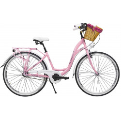 Bicycle AZIMUT Sarema ALU 28" 3-speed 2023 pink shiny