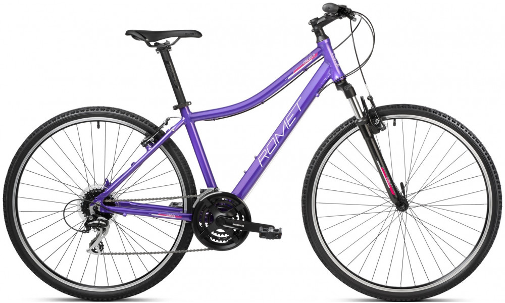 Велосипед Romet Orkan 2 D 28" 2023 violet-white - 1