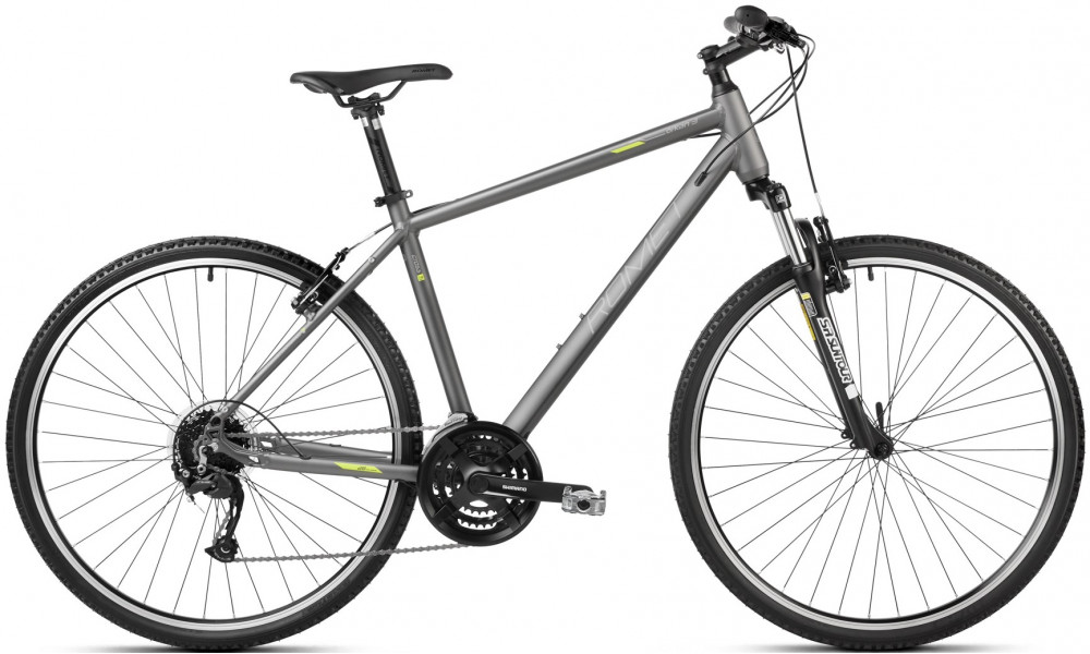 Bicycle Romet Orkan 3 M Lite 28" 2023 graphite-lemon - 1