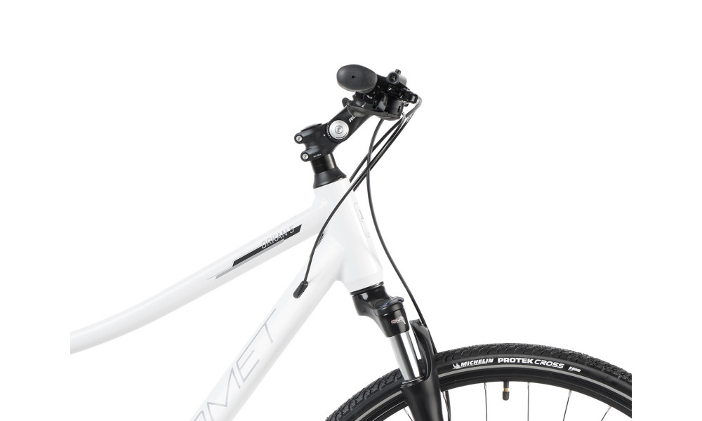 Велосипед Romet Orkan 5 D 28" 2023 white-grey - 4