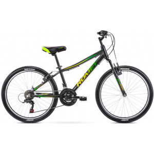Велосипед Romet Rambler 24" Alu 2023 black-green