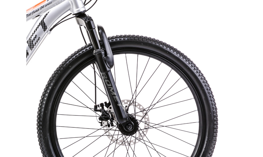 Велосипед Romet Rambler DIRT 24" Alu 2023 grey-orange - 2
