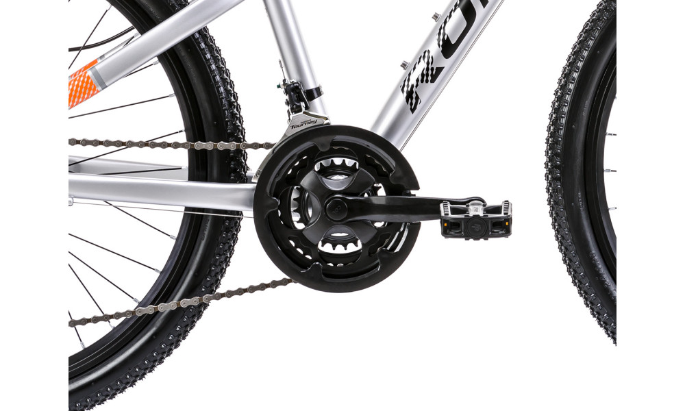 Велосипед Romet Rambler DIRT 24" Alu 2023 grey-orange - 6