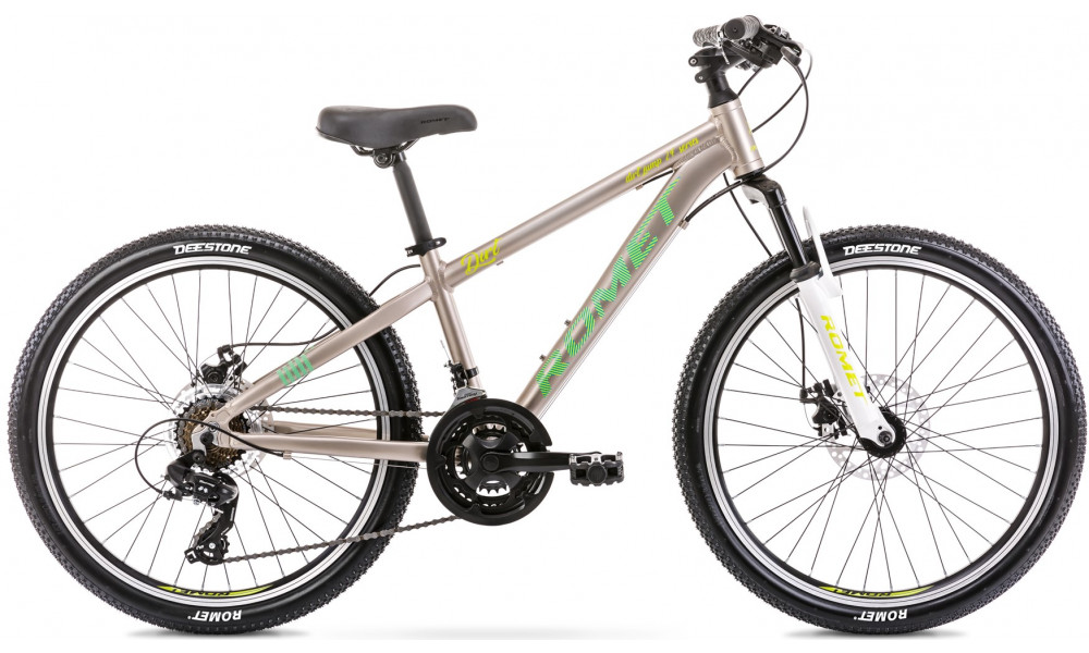 Велосипед Romet Rambler Dirt 24" Alu 2023 grey-green - 1