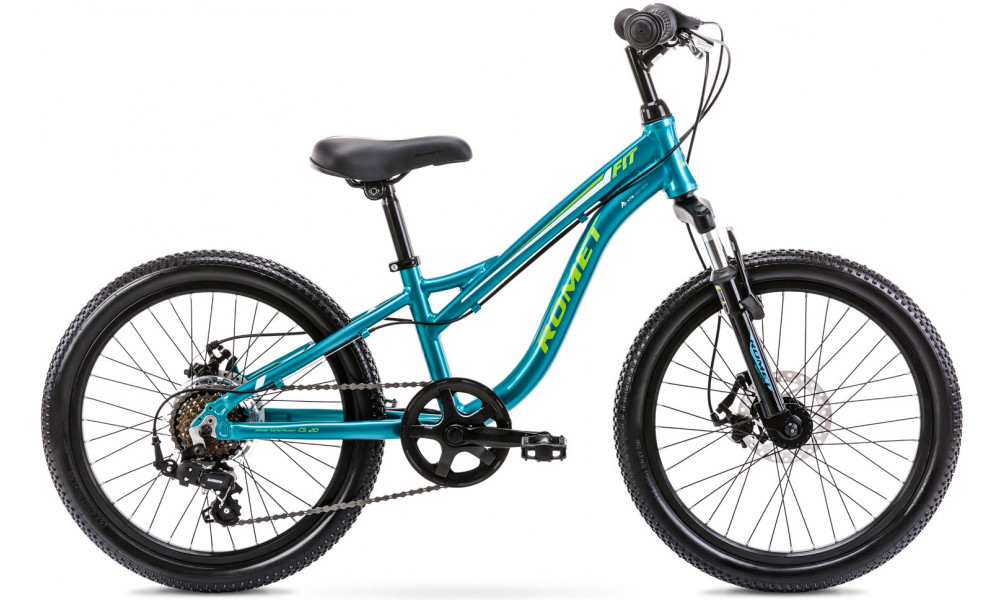 Велосипед Romet Rambler FIT 20" Alu 2023 turquoise-lemon - 1