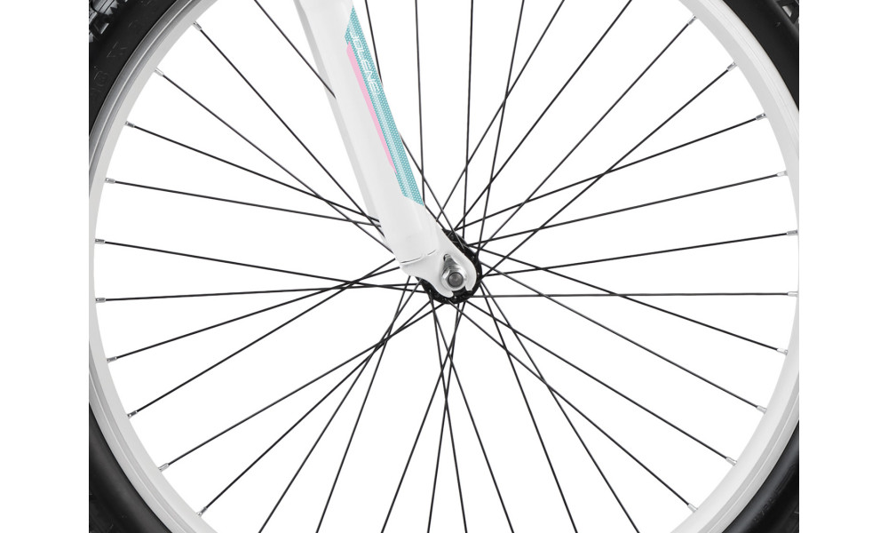 Bicycle Romet Jolene 6.1 26" 2023 white-turquoise - 4