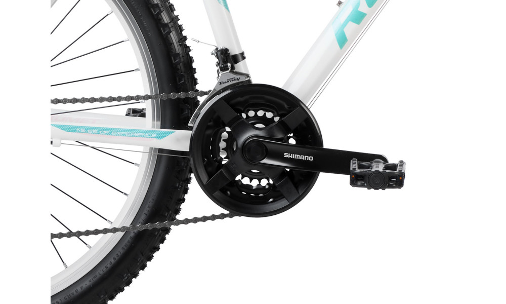 Bicycle Romet Jolene 6.1 26" 2023 white-turquoise - 5