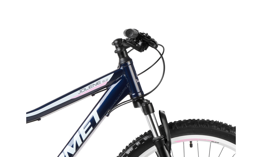 Bicycle Romet Jolene 6.2 26" 2023 black-sky blue - 3