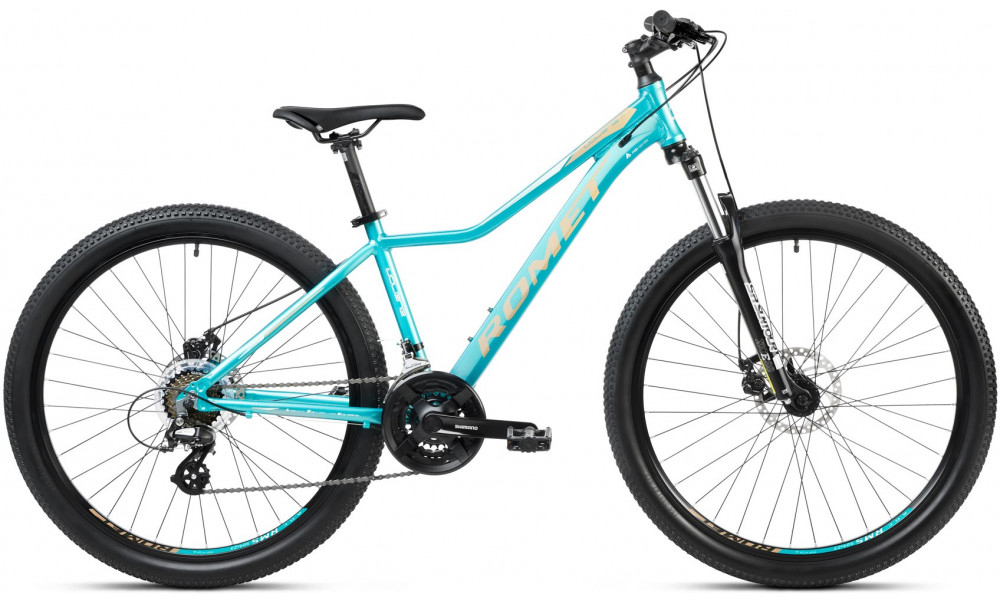 Bicycle Romet Jolene 7.1 27.5" 2023 turquoise-beige - 1