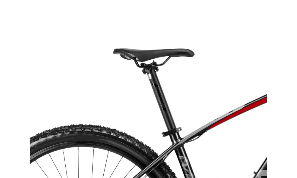 Велосипед Romet Mustang M4 LTD 29" 2023 black-red - 3
