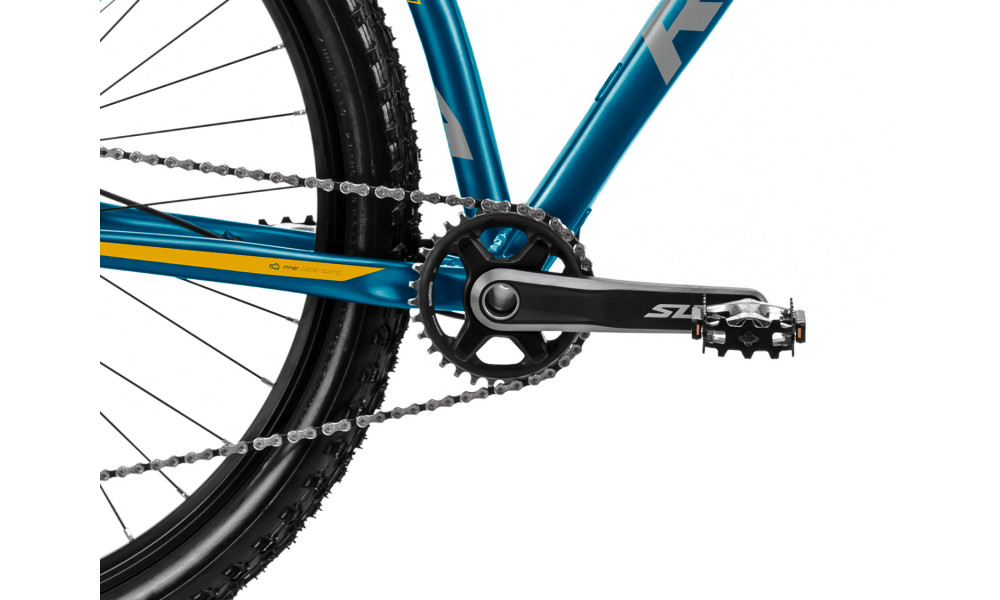 Велосипед Romet Mustang M4 29" 2023 blue-gold - 6