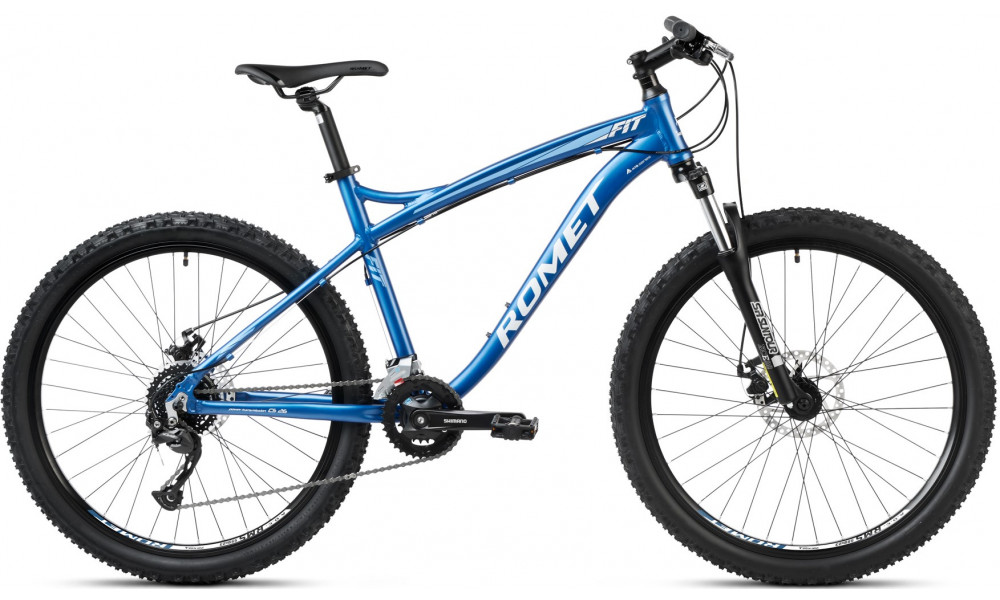 Велосипед Romet Rambler FIT 26" 2023 navy blue-sky blue - 1